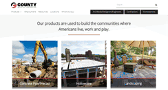 Desktop Screenshot of countymaterials.com